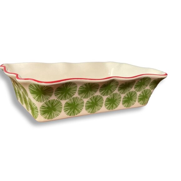 The Pioneer Woman Baking Dish 8x12x3 Christmas Poinsettia Holiday Oven Stoneware - Picture 5 of 9